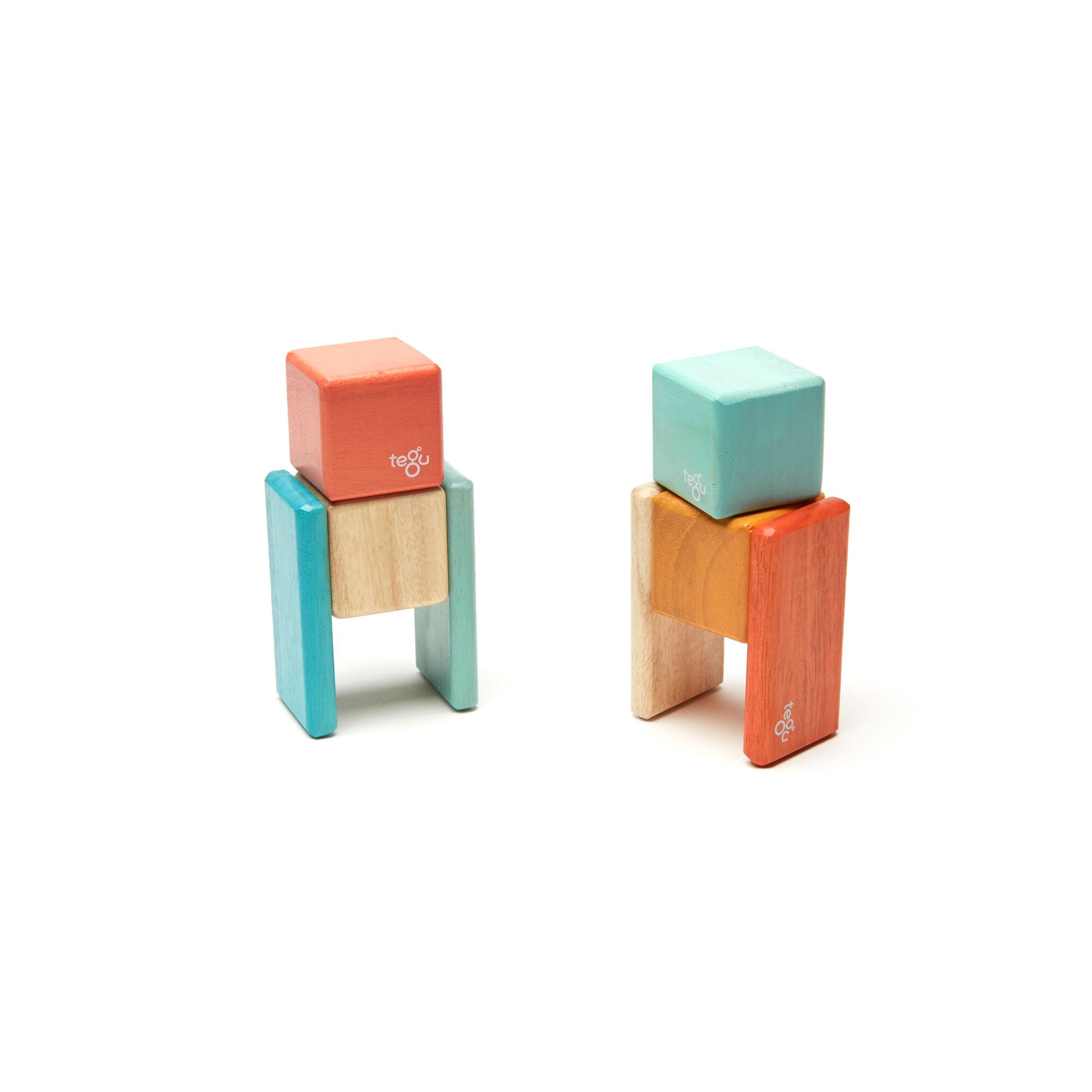 Tegu Sunset Block Pocket Pouch Set